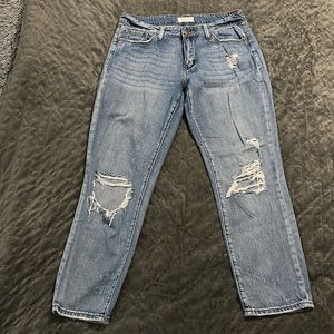 Nature Denim Distressed Boyfriend Jean